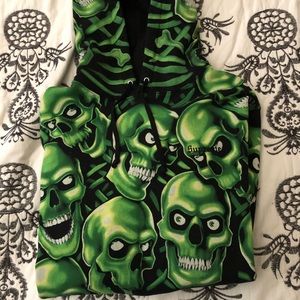 Supreme skull hoodie